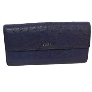 Furla Purple leather wallet